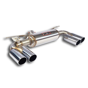 Supersprint Rear exhaust OO80 Right + OO80 Left with valve for BMW F22 LCI M240i with valve